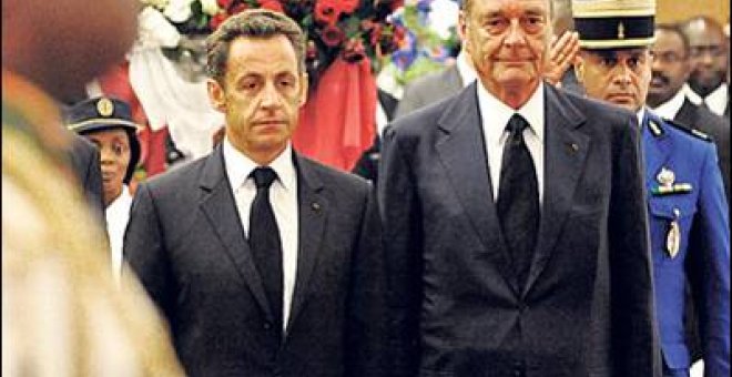 Abucheos para Sarkozy en Libreville