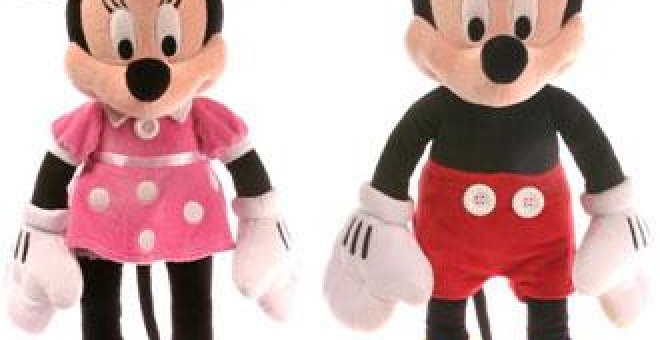 Disney retira nueve muñecos por riesgo de asfixia