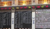 La Bolsa española continúa en números rojos a mediodía y el Ibex cae el 1,59%