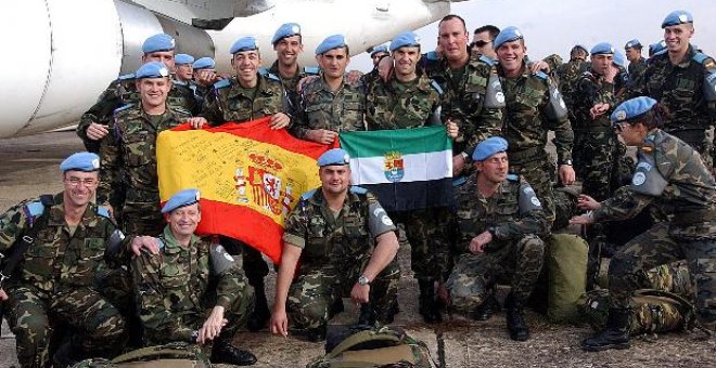 Militares españoles inauguran un Centro Social Hispano-Libanés