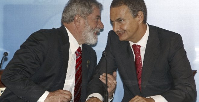 Rodríguez Zapatero llega a Brasilia para su entrevista con Lula