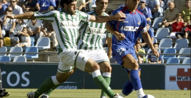 0-0. Betis y Getafe se pelean con los postes