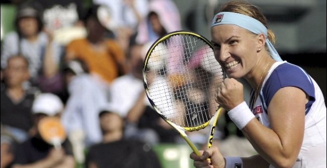 Kuznetsova y Safina jugarán la final de tenis femenino de Tokio