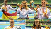 La natación española se desquita y logra cinco medallas, tres de oro, de una tacada en los Juegos Paralímpicos