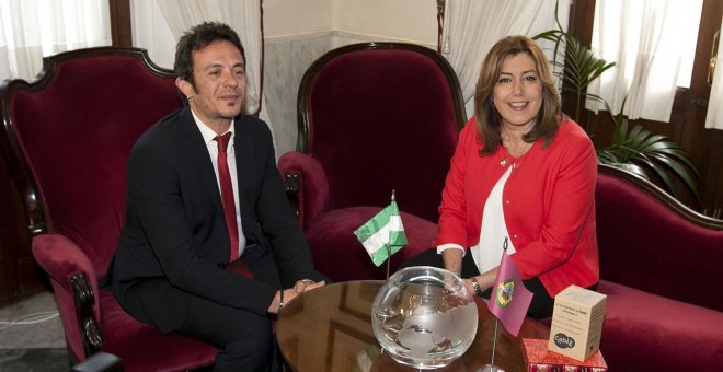 Susana Díaz y el alcalde de Cádiz firman el deshielo político