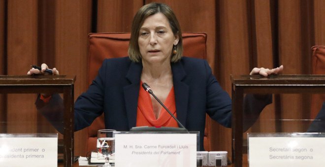 JuntsxCat apuesta porque Forcadell repita como presidenta del Parlament