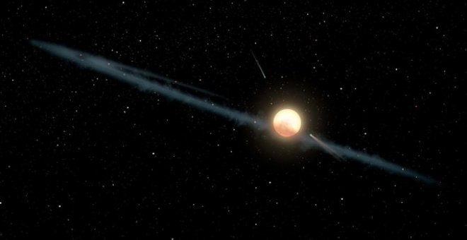 La supuesta megaestructura alienígena de la estrella Tabby sería una nube de polvo