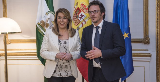 Susana Díaz y 'Kichi' suman fuerzas para tumbar el peaje de la autovía Sevilla-Cádiz