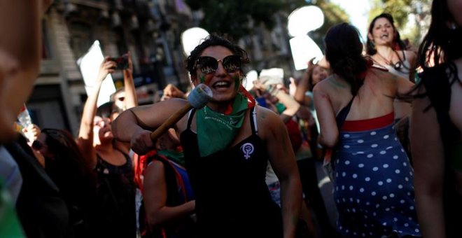Argentina demuestra su fuerza feminista durante el paro internacional de mujeres