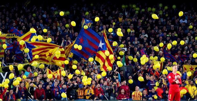 El Barcelona anuncia una acción judicial por la incautación de camisetas amarillas en la final de Copa contra el Sevilla