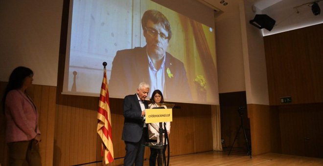 Puigdemont, Torra i Sànchez demanen "unitat" al voltant del seu projecte