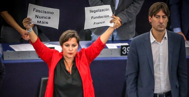 "Esta resolución es el 'nunca máis' de Europa al fascismo y la hemos encabezado mujeres"