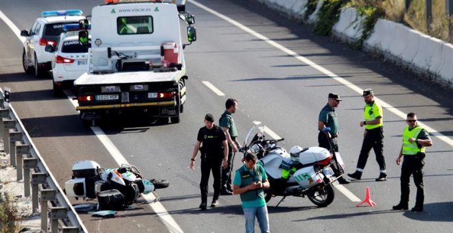 Muere un guardia civil en una persecución en Cádiz a un coche con 200 kilos de hachís