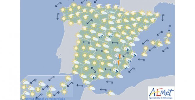 Lluvias, chubascos y tormentas en parte del país: consulta el tiempo en tu comunidad autónoma