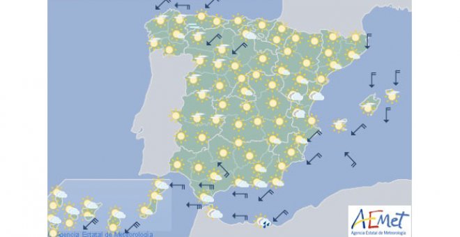 Tiempo estable con aumento de las temperaturas en casi todo el país: consulta la previsión en tu comunidad