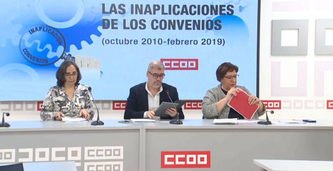 CCOO presenta estudio sobre inaplicación de convenios colectivos