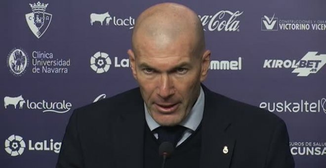 Zidane: "Hoy había que sumar"