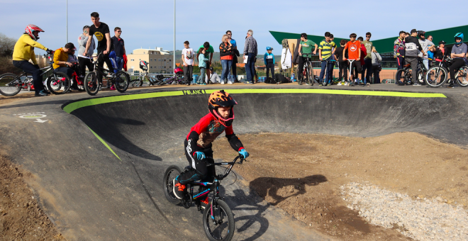 Entra en servicio el circuito de Pump Track de Requejada