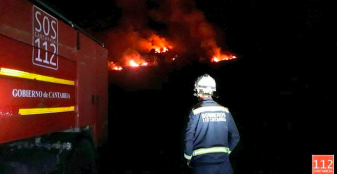 Cantabria es atacada por pirómanos: doce incendios provocados este fin de semana