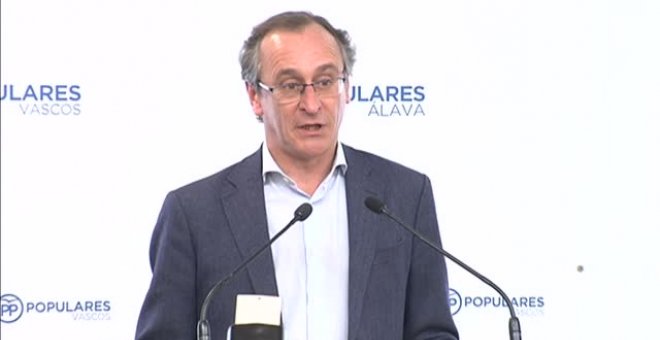 Alfonso Alonso dimite como presidente del PP vasco y abandona la política