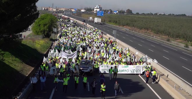 Agricultores se manifiestan "por un campo vivo"