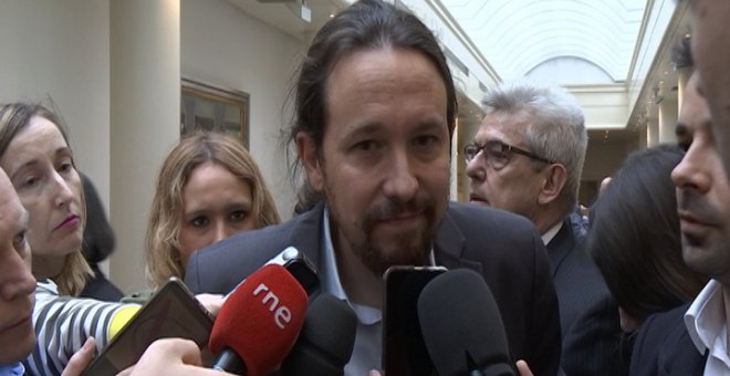 Iglesias pide generosidad en la reunión con el Gobierno catalán