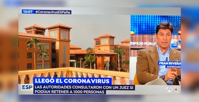 'Espejo Público' lleva a Fran Rivera para hablar del coronavirus y le llueven las críticas