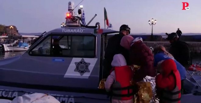 Crisis migratoria: los refugiados huyen de las bombas