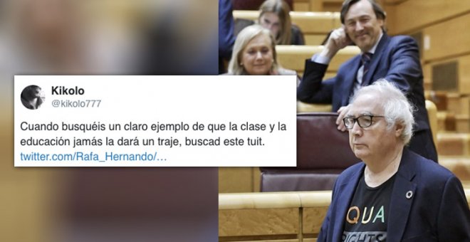 Hernando se burla de cómo viste el ministro Castells y los tuiteros comparan sus currículums (y es de risa)