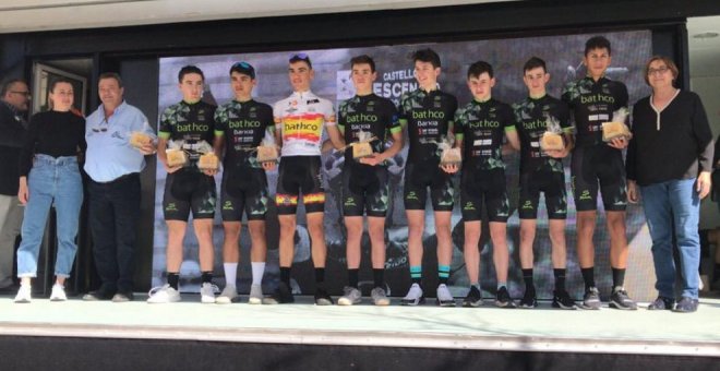 Juan Ayuso del Bathco Cycling Team, vencedor en la segunda prueba puntuable para la Copa de España Júnior