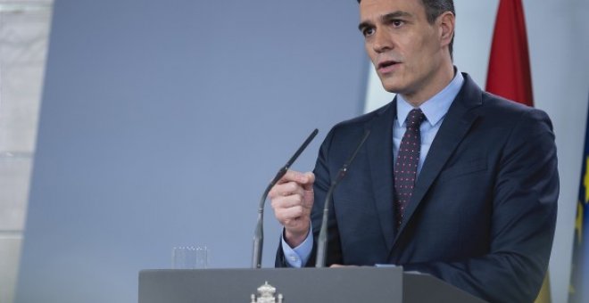Sánchez prorroga otras dos semanas el estado de alarma y anuncia que se ampliará más allá del 26 de abril