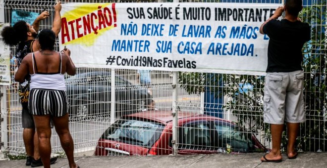 Las favelas brasileñas piden auxilio, información y agua ante la llegada del Covid-19