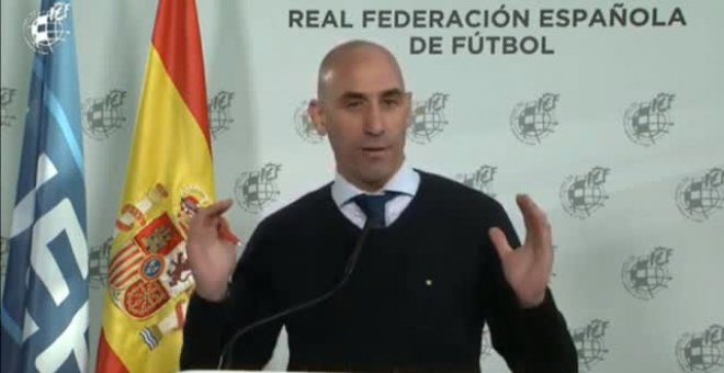 Rubiales: "Se terminará la temporada como estaba prevista"