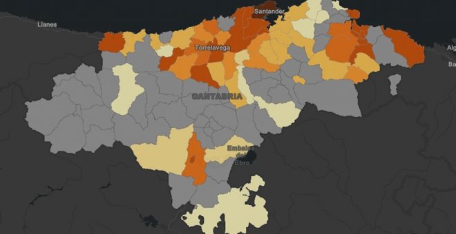 48 de los 102 municipios de Cantabria permanecen 'libres' de coronavirus