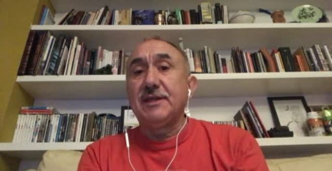 Pepe Álvarez: "Lo importante de este Primero de Mayo es ver cómo salimos del agujero en el que estamos"