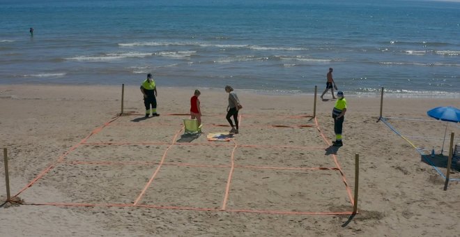 Las playas valencianas se preparan para la 'nueva normalidad'