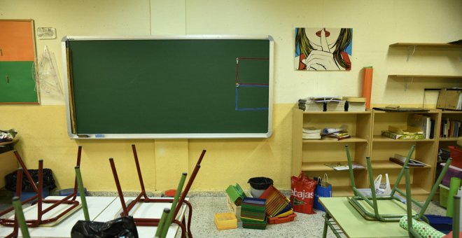 Educación estudia una 'vuelta al cole' con espacios segregados por edades en los centros para "perimetrar" posibles rebrotes