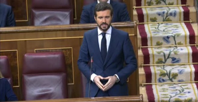 Casado a Sánchez: "Nadie duda en todo el mundo que su gestión ha sido un fracaso"