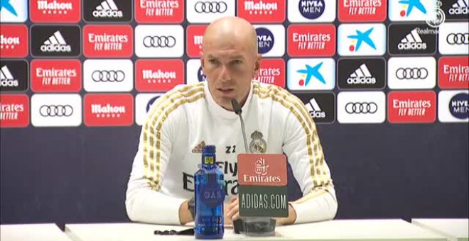 Zidane: "Todo va a ser especial hasta final de temporada y la Champions igual"