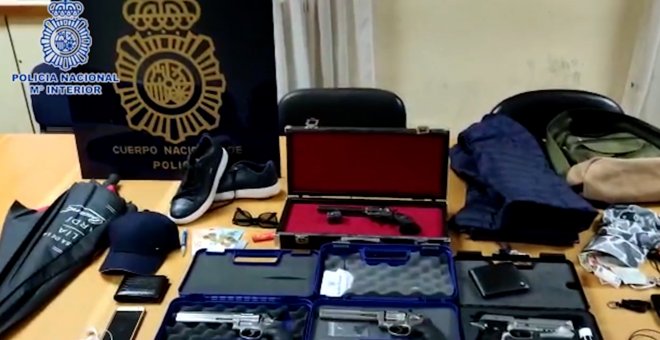 La Policía recupera cuatro armas de fuego procedentes de un robo