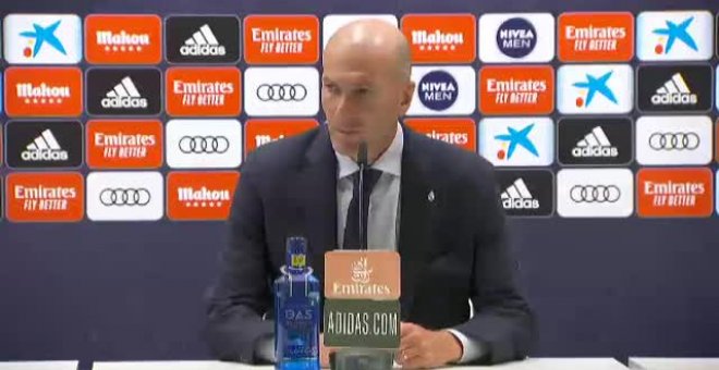 Zidane destaca el "espíritu de equipo": "Estamos muy sólidos"