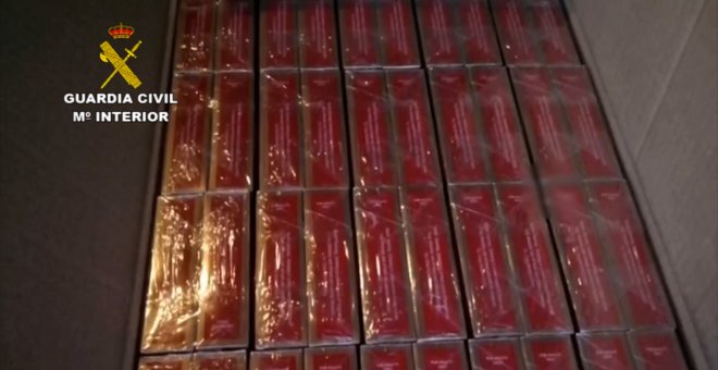 Tres detenidos en Montalbán con 8.000 paquetes de tabaco de contrabando