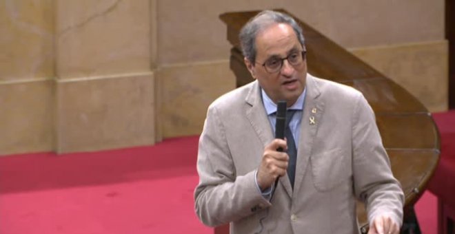 Torra anuncia que la mascarilla será obligatoria a partir de mañana