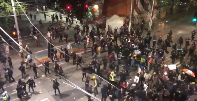 Las protestas originadas en Seattle se saldan con 45 detenciones