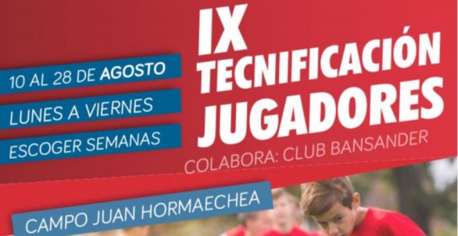 Jornadas de tecnificación de fútbol en Santander