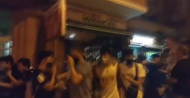 Imprudente celebración en Sabadell