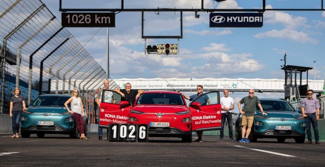 El Hyundai Kona eléctrico consigue un récord de autonomía: 1.026 kilómetros