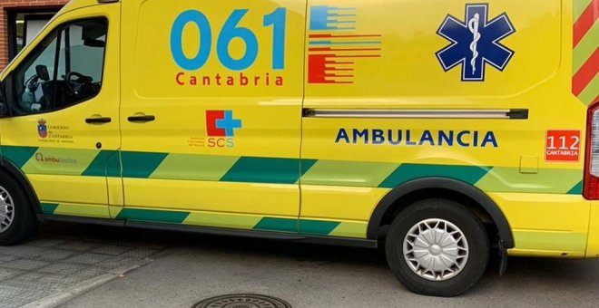 Herido grave el conductor de una moto tras una colisión en Meruelo