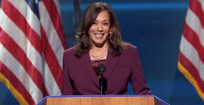 Kamala Harris asume de manera oficial su candidatura a vicepresidenta demócrata de EEUU para las elecciones