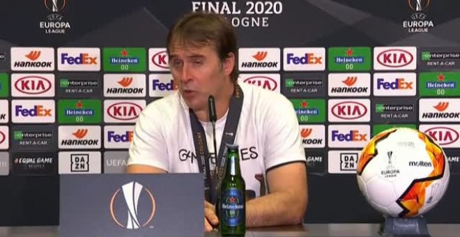 Lopetegui: "El triunfo es de todos, de los que marcan goles y de los que no"